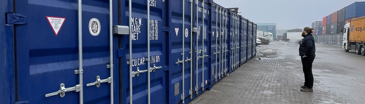 Self Storage container tæt på København, døgnadgang